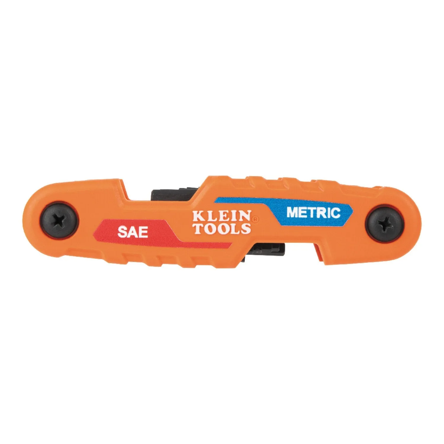 Klein Tools 70590 Compact Folding Hex Key Set, SAE, Metric, 12-Keys