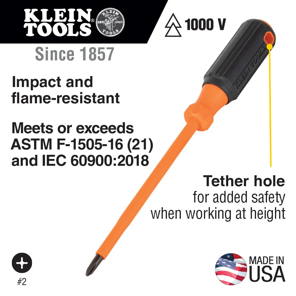 Klein Tools 85814 Color-Coded Screwdriver Set, 14 Pc.