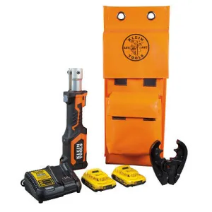 Klein Tools BAT207T23 Battery-Operated Cable Crimper, O  Die Head, 2 Ah