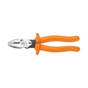 Klein Tools D2000-9NE-INS 9" Insulated High-Leverage Side-Cutting Pliers