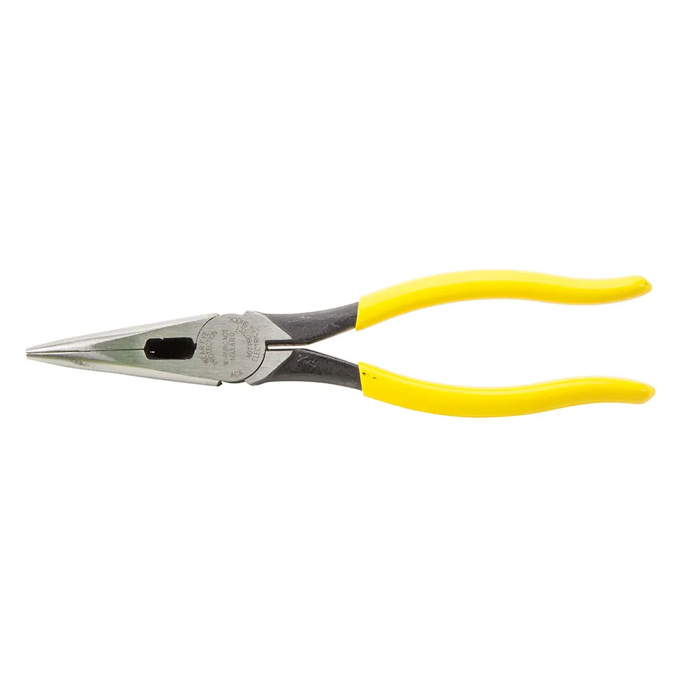 Klein Tools D203-8 8" Heavy-Duty Long-Nose Pliers