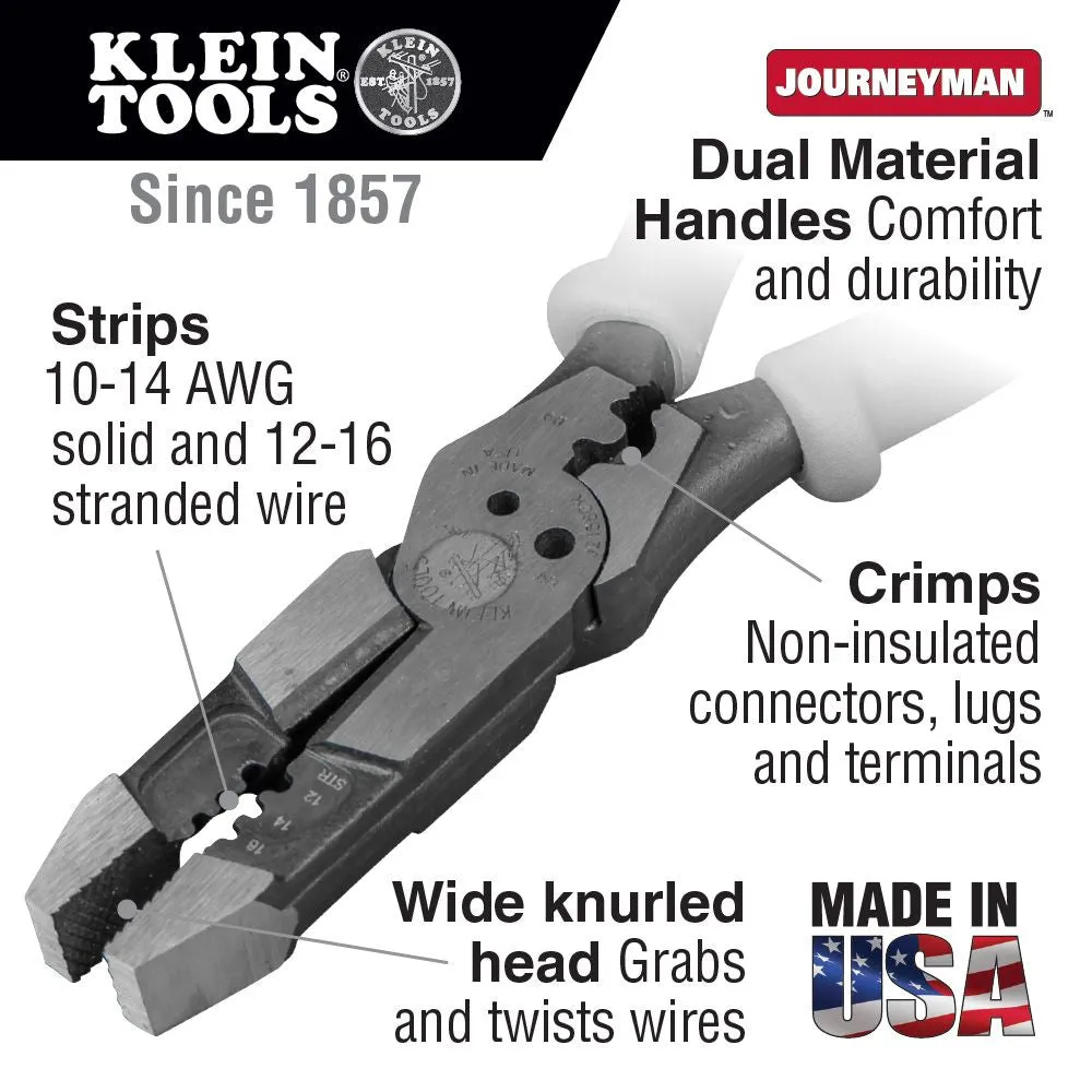 Klein Tools J215-8CR Hybrid Pliers