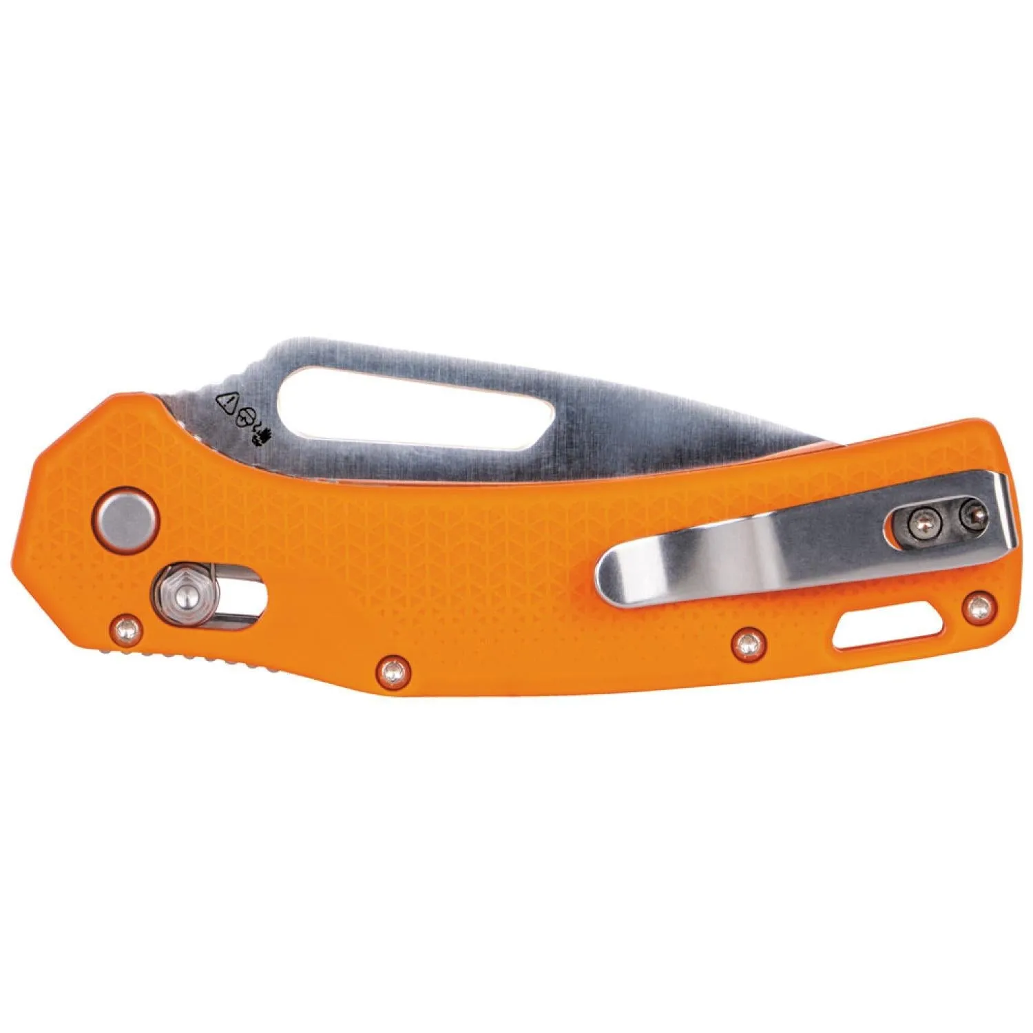 Klein Tools OFK000ORT Resurgence Fishing Pocket Knife, Orange & Drop Point