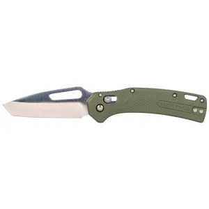 Klein Tools OGK001GNT Resurgence Hunting Pocket Knife, Green & Tanto