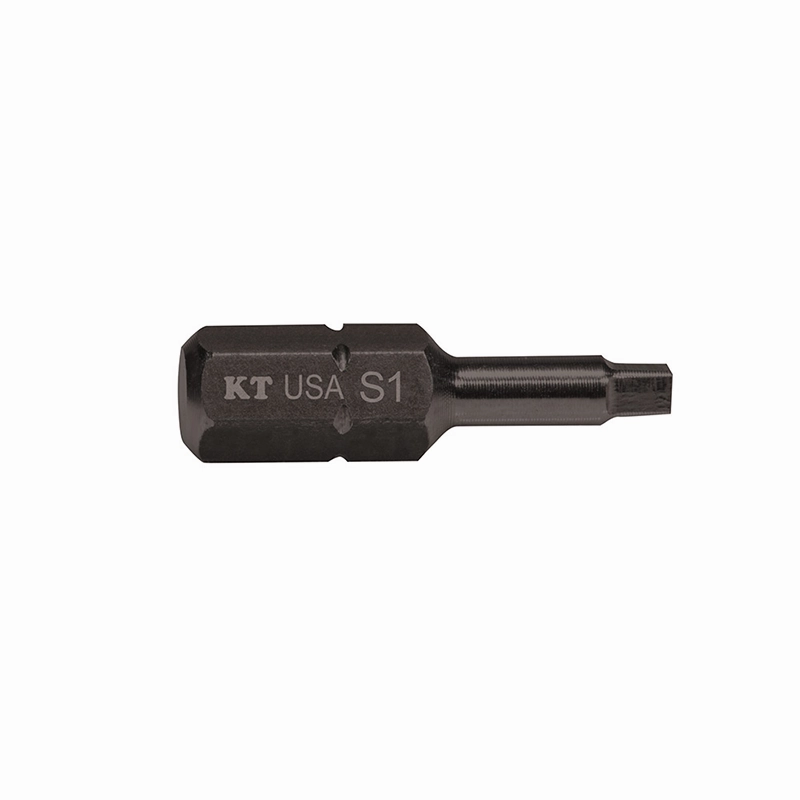 Klein Tools SQ115 #1 x 1" Square Insert Power Drivers, 5 Piece