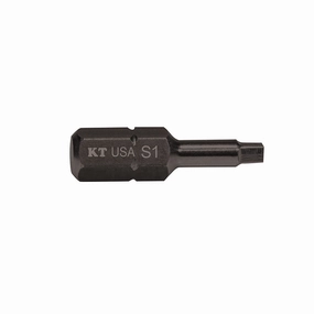 Klein Tools SQ115 #1 x 1" Square Insert Power Drivers, 5 Piece