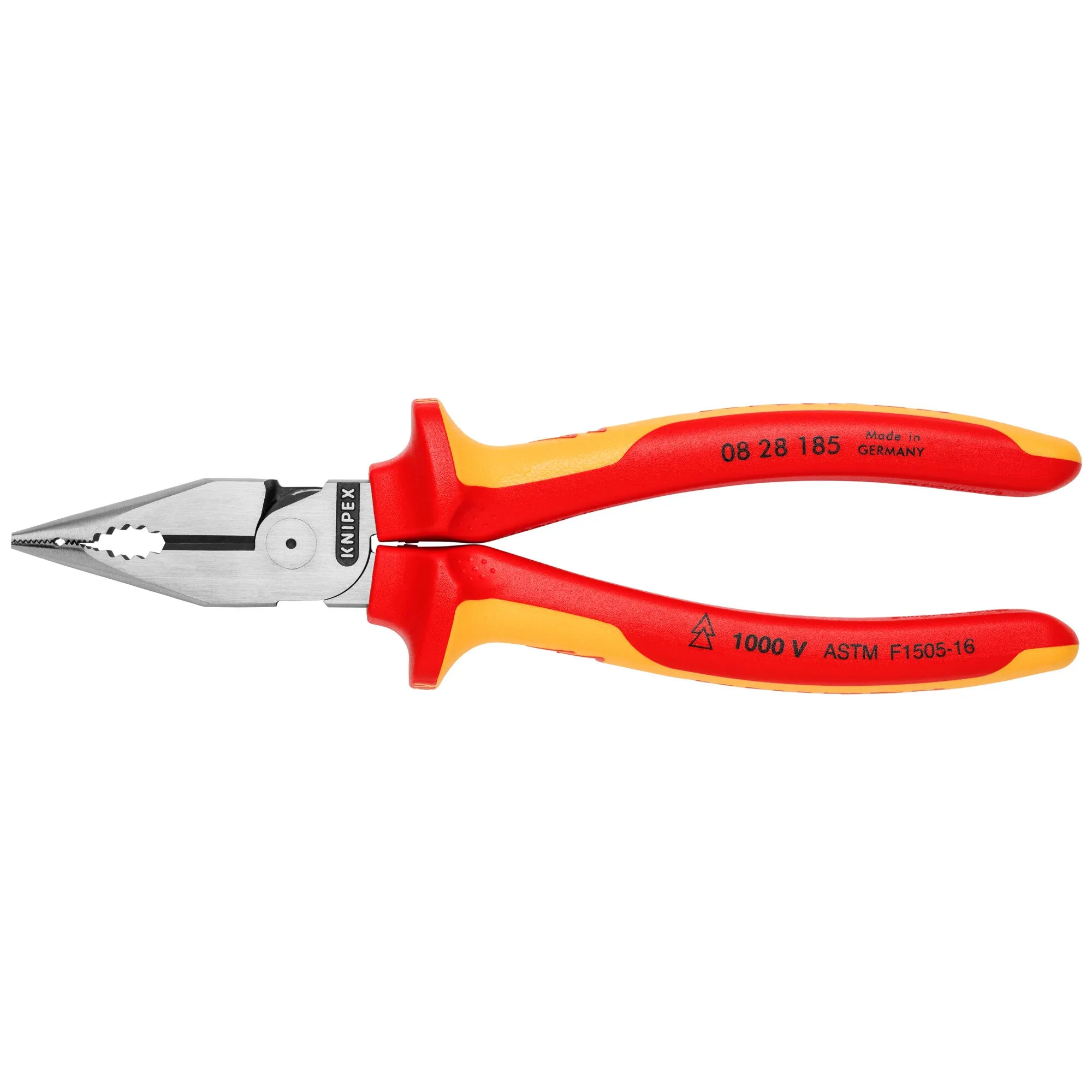 Knipex 08 28 185 SBA 7 1/4" Needle-Nose Combination Pliers-1000V Insulated