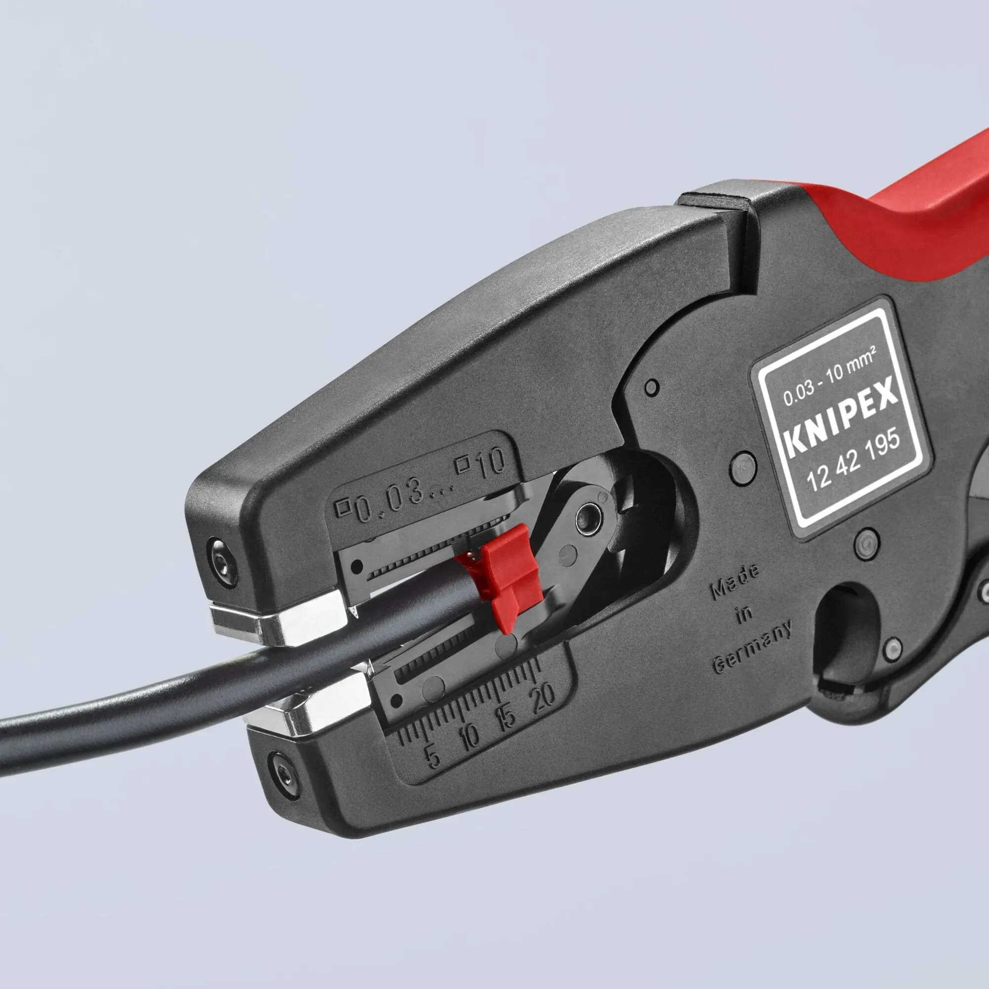 Knipex 12 42 195 7 3/4" Automatic Wire Stripper 8-32 AWG