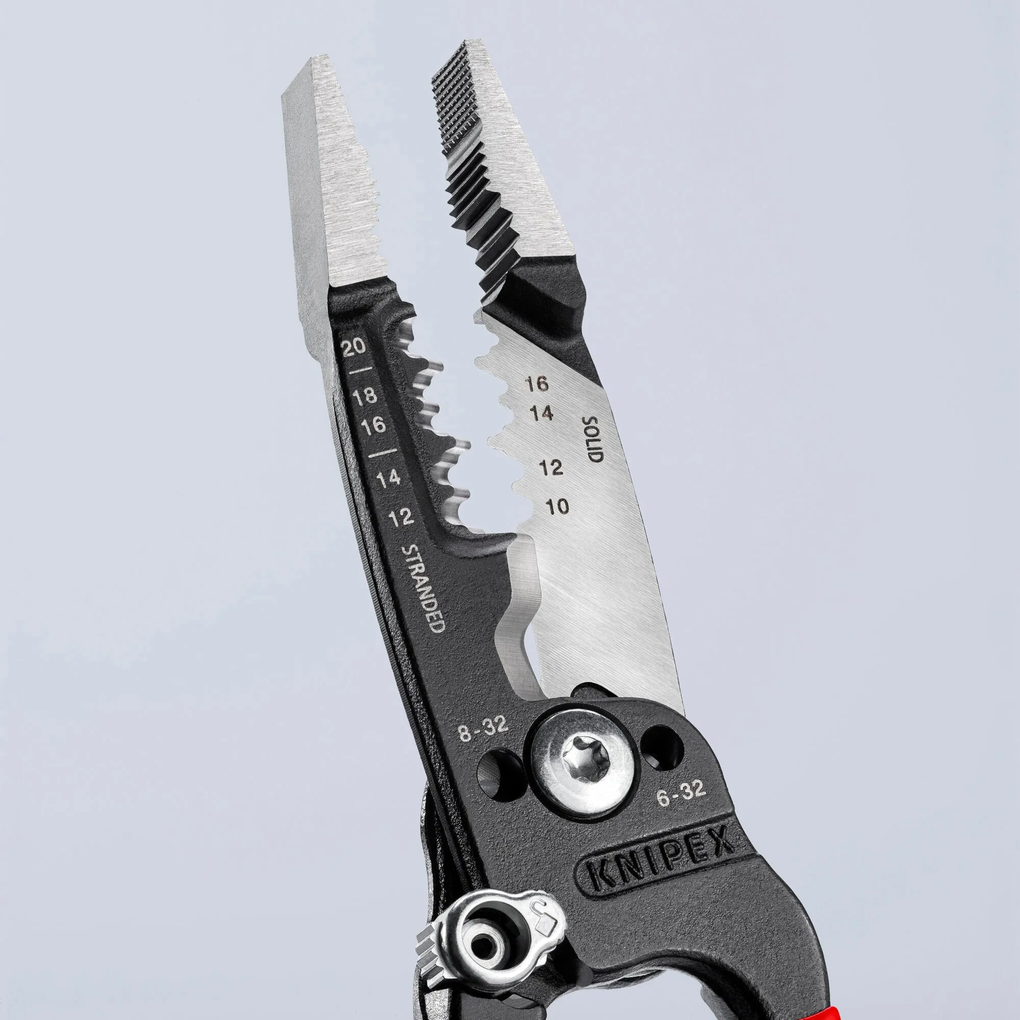 Knipex 13 71 8 8" Forged Wire Stripper 20-10 AWG