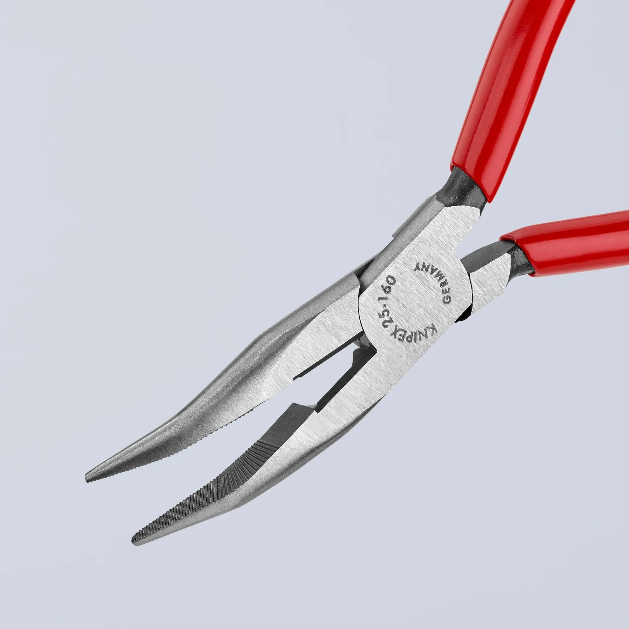 Knipex 25 21 160 6 1/4" Long Nose 40 Angled Pliers with Cutter