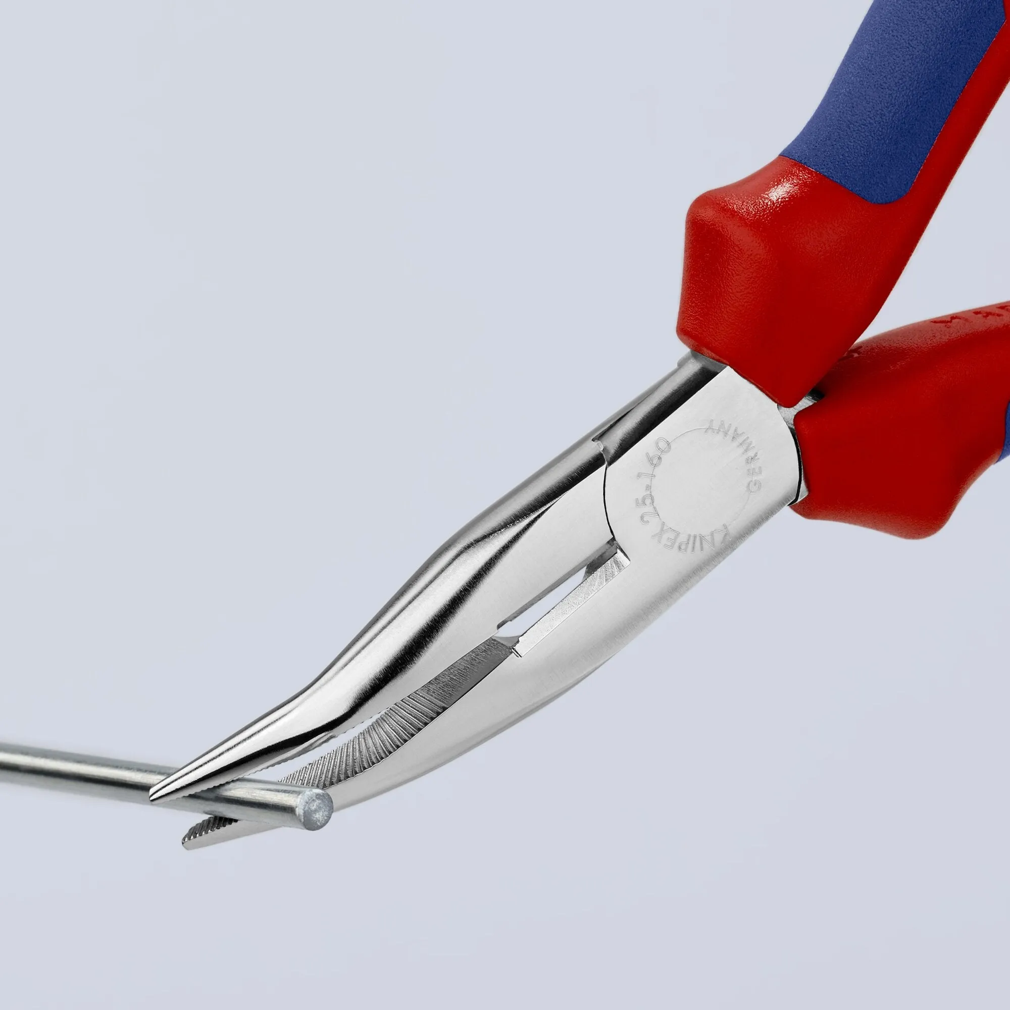 Knipex 25 25 160 6 1/4" Long Nose 45 Angled Pliers with Cutter