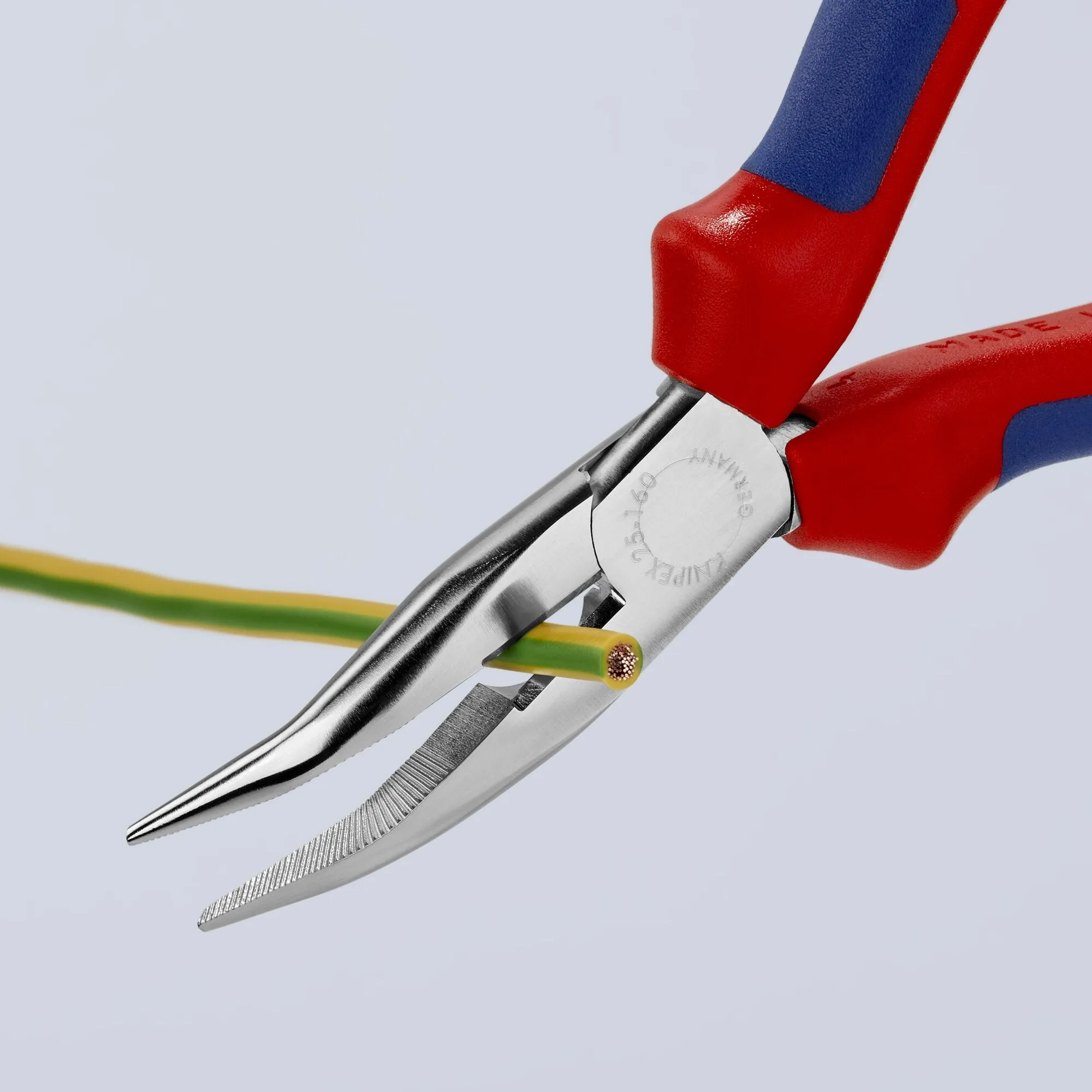 Knipex 25 25 160 6 1/4" Long Nose 45 Angled Pliers with Cutter