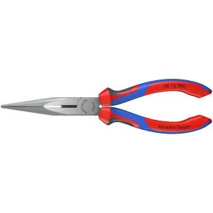 Knipex 26 12 200 SBA KnipeXtend Long Nose Pliers with Cutter, 8"