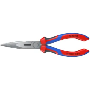 Knipex 26 22 200 KnipeXtend Long Nose 40 Angled Pliers with Cutter, 8"