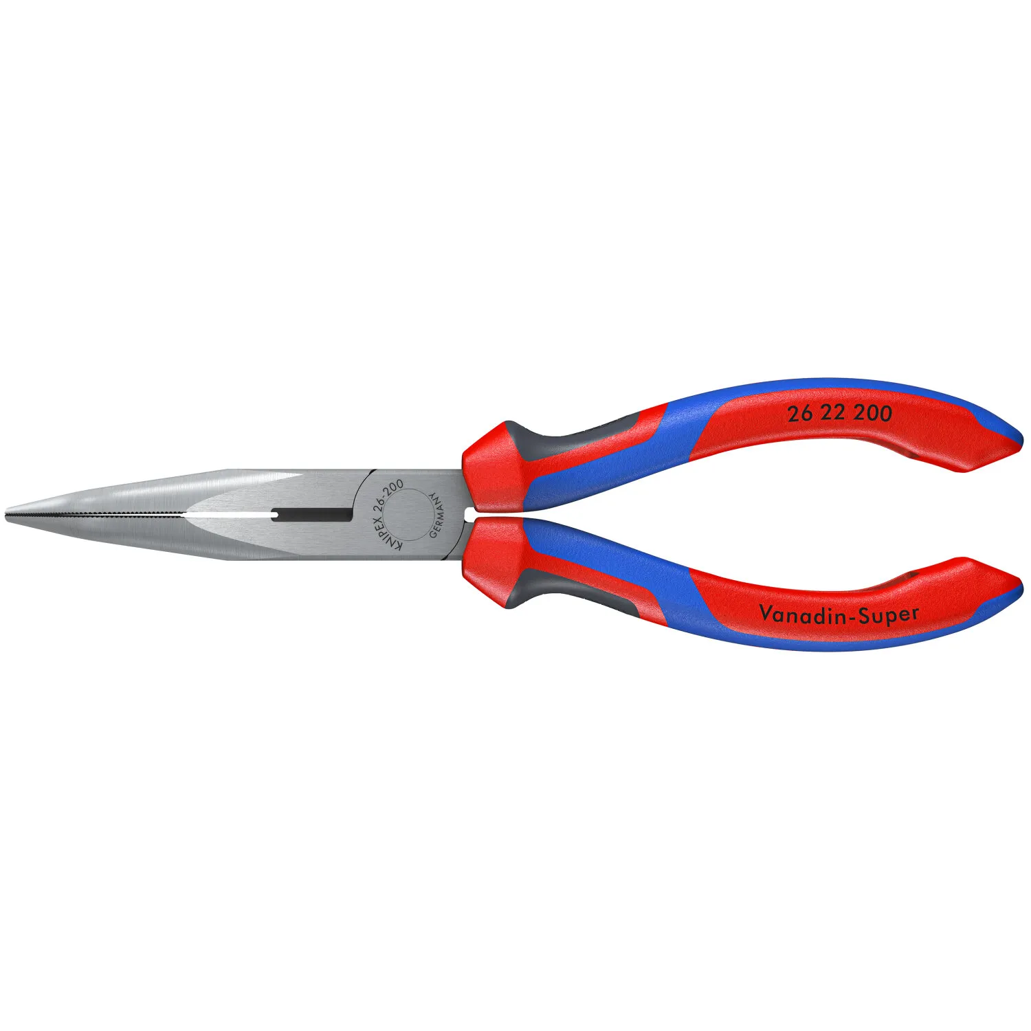 Knipex 26 22 200 KnipeXtend Long Nose 40 Angled Pliers with Cutter, 8"