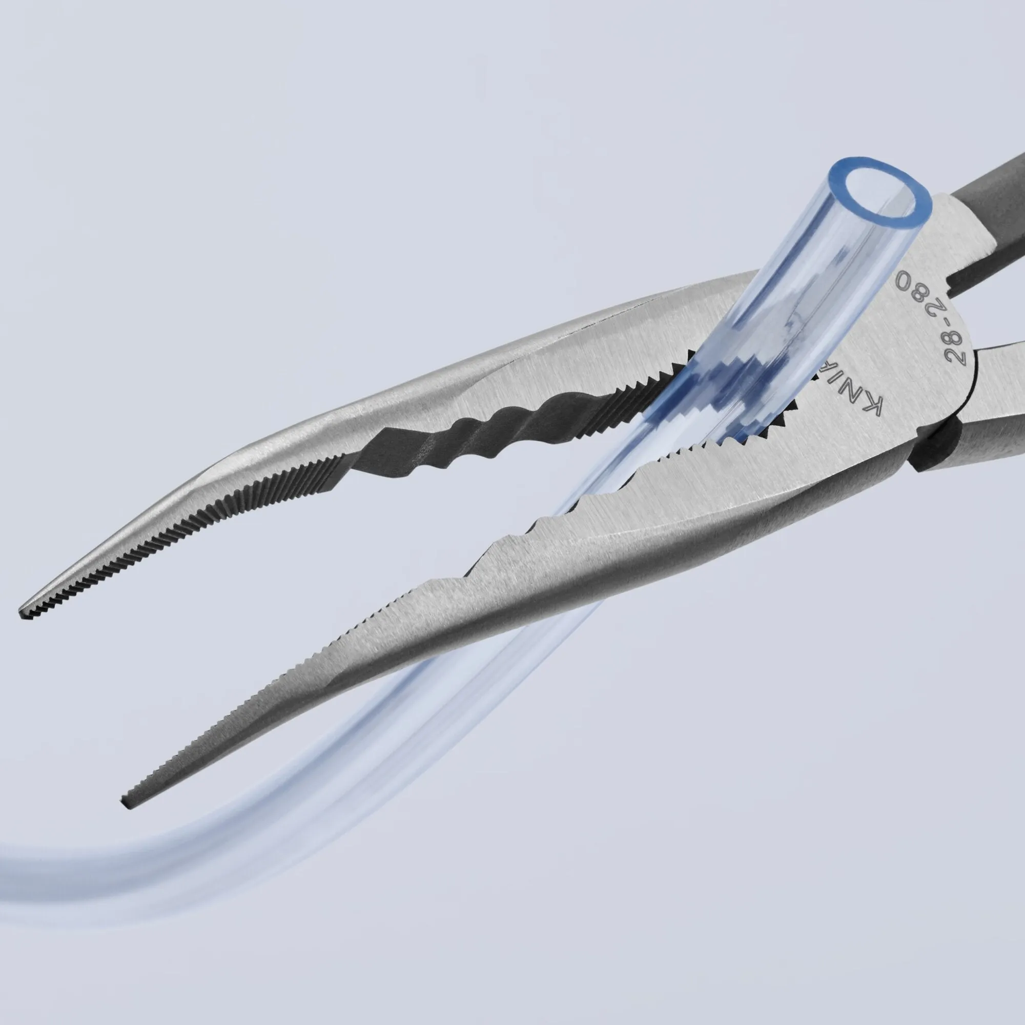 Knipex 28 81 280 11" Extra Long Needle-Nose 45 Angled Pliers