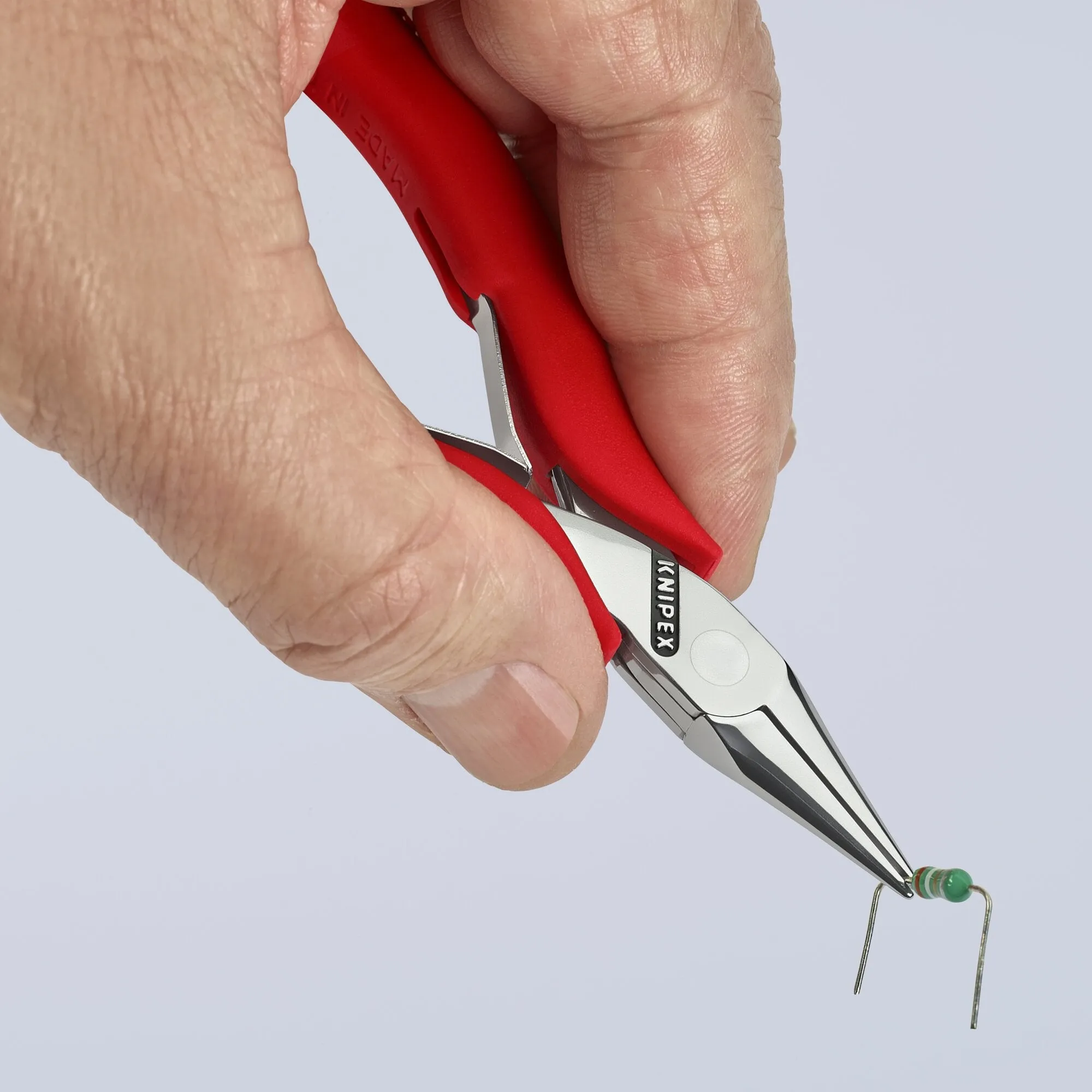 Knipex 35 21 115 4 1/2" Electronics Gripping Pliers-Half Round Tips