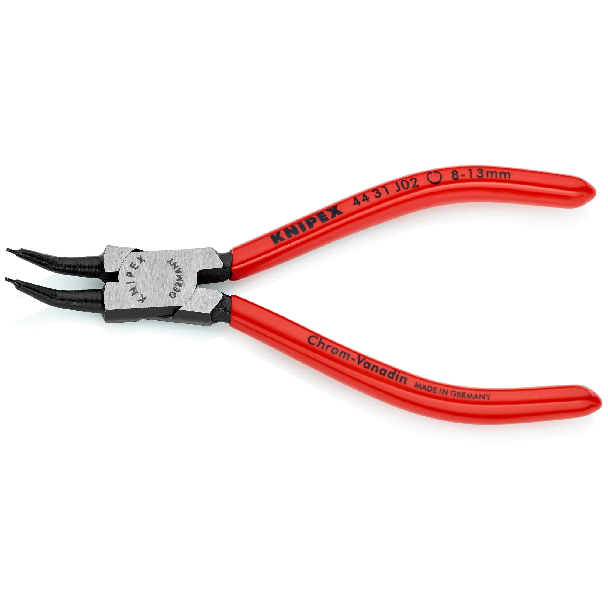 Knipex 44 31 J02 5 1/2" Internal 45 Angled Snap Ring Pliers-Forged Tips