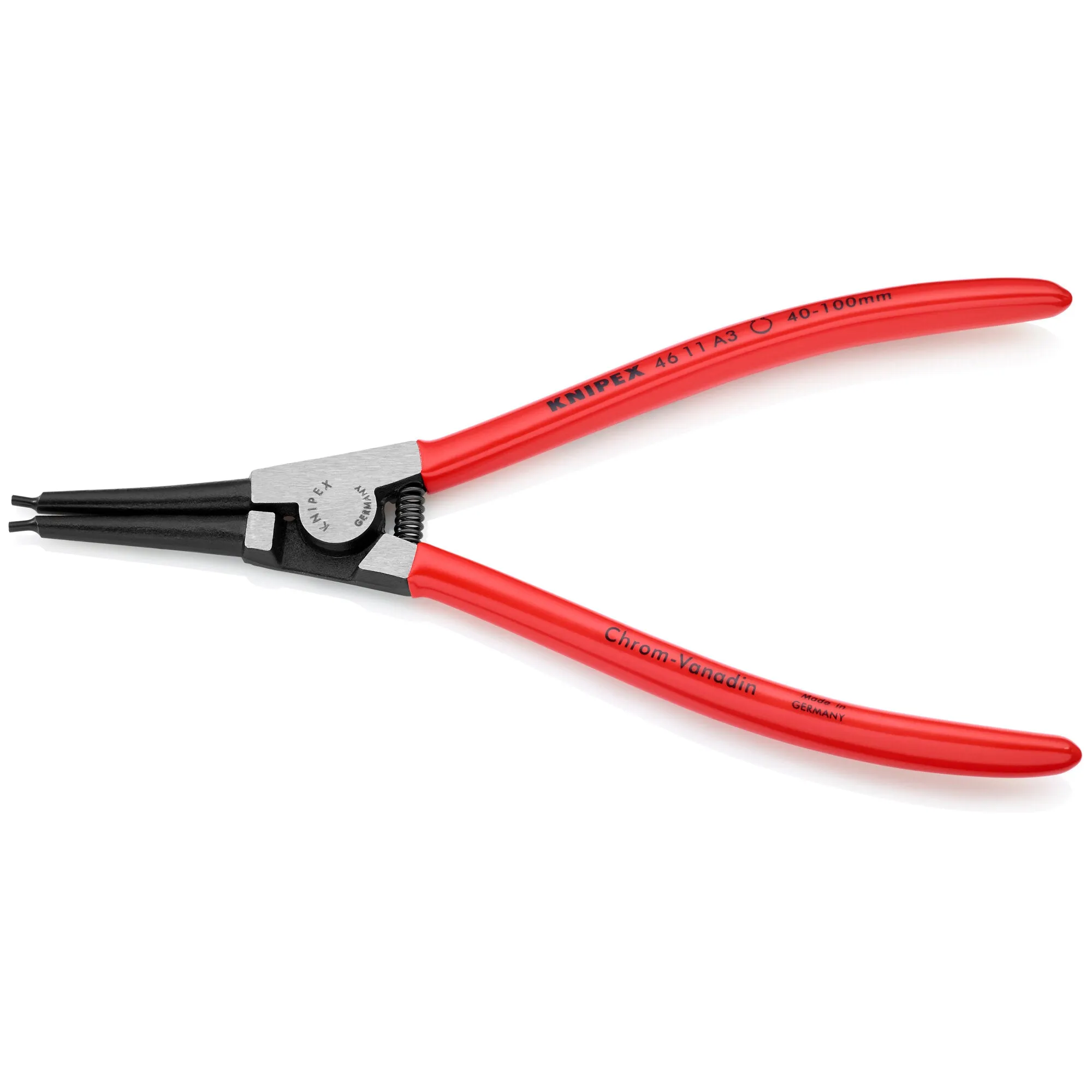 Knipex 46 11 A3 SBA 8 1/4" External Snap Ring Pliers-Forged Tips
