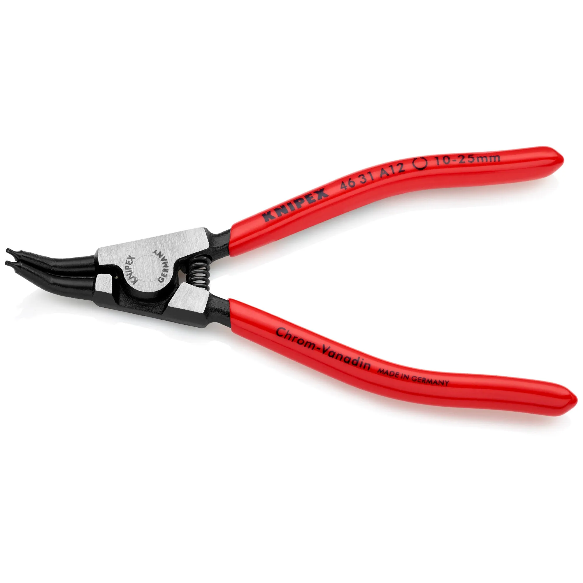 Knipex 46 31 A12 SBA 5 1/2" External 45 Angled Snap Ring Pliers-Forged Tips