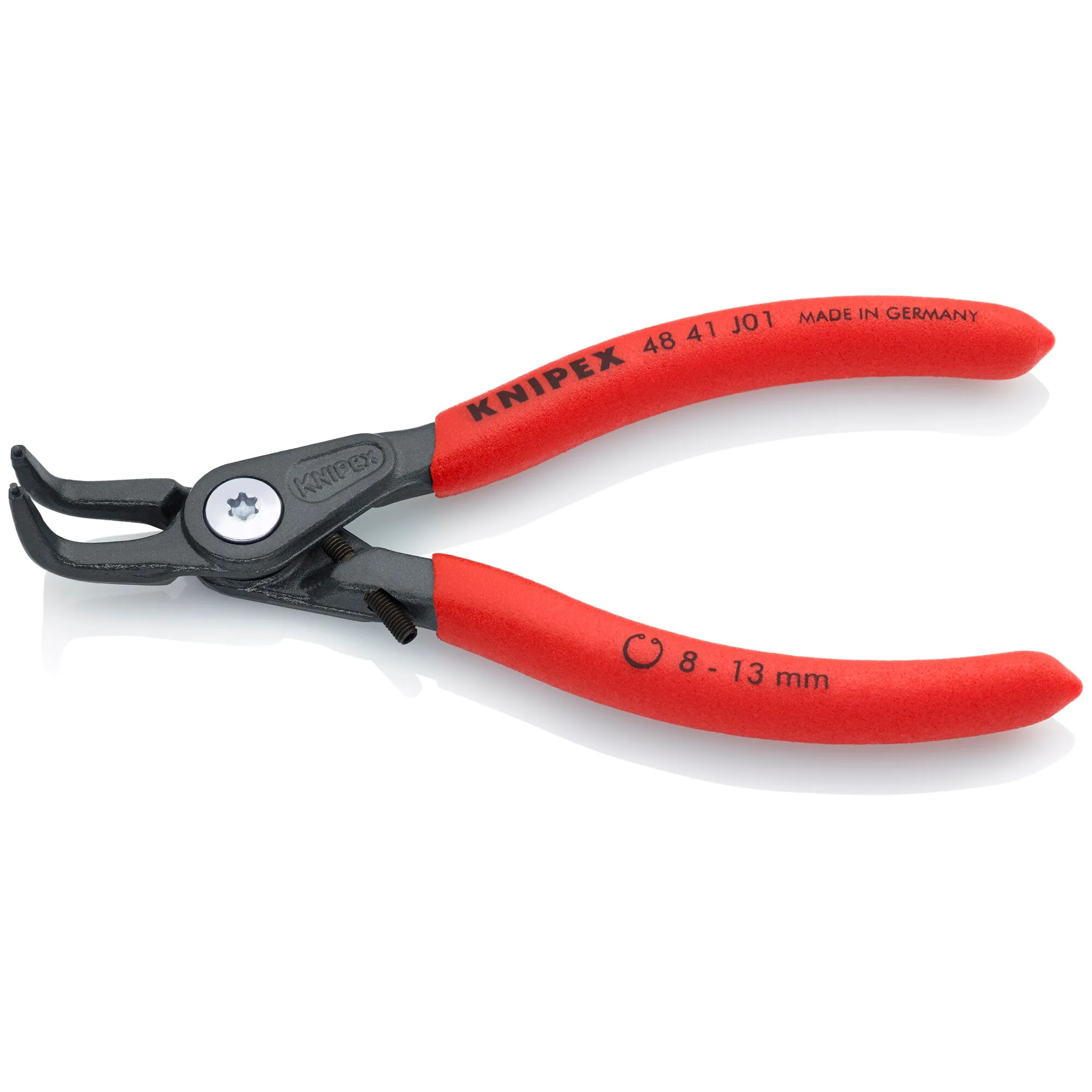 Knipex 48 41 J01 5 1/4" Internal 90 Angled Precision Snap Ring Pliers-Limiter