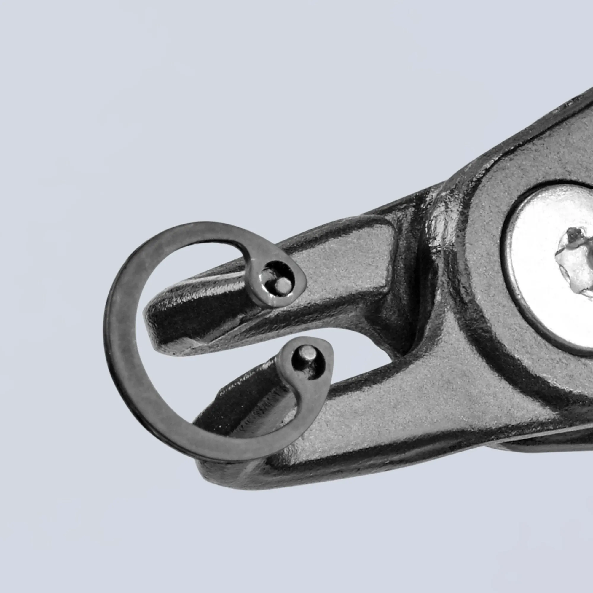 Knipex 48 41 J01 5 1/4" Internal 90 Angled Precision Snap Ring Pliers-Limiter
