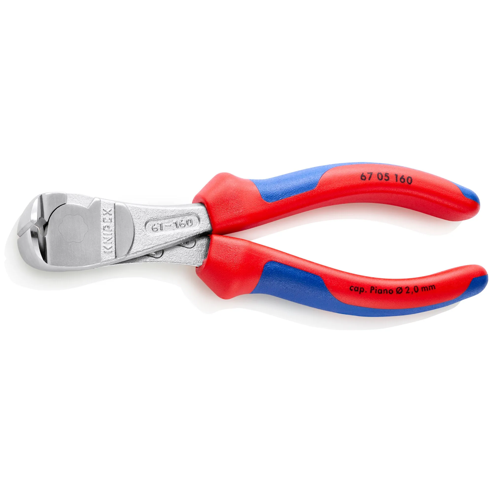Knipex 67 05 160 6 1/4" High Leverage End Cutting Nippers