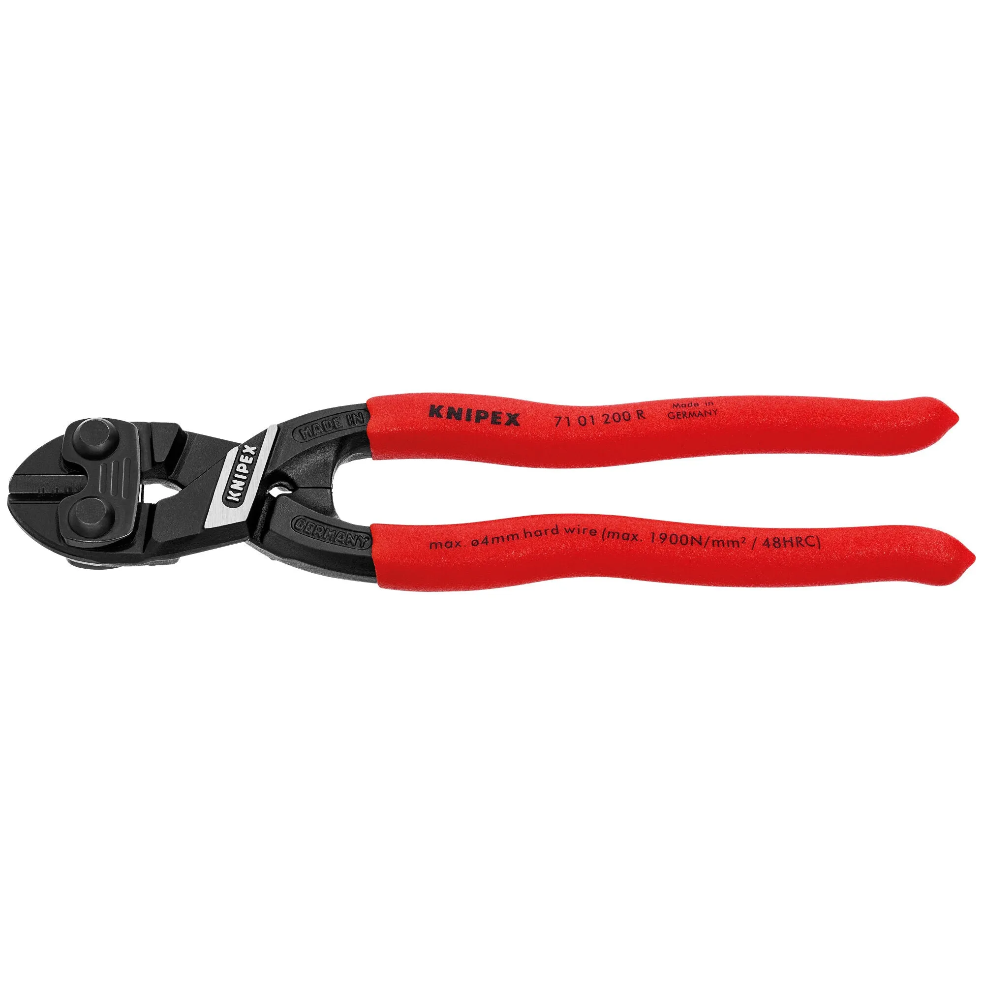 Knipex 71 01 200 R 8" CoBolt High Leverage Compact Bolt Cutters-Fencing