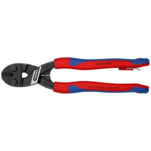 Knipex 71 02 200 T BKA 8" CoBolt High Leverage Compact Bolt Cutters-Tethered Attachment