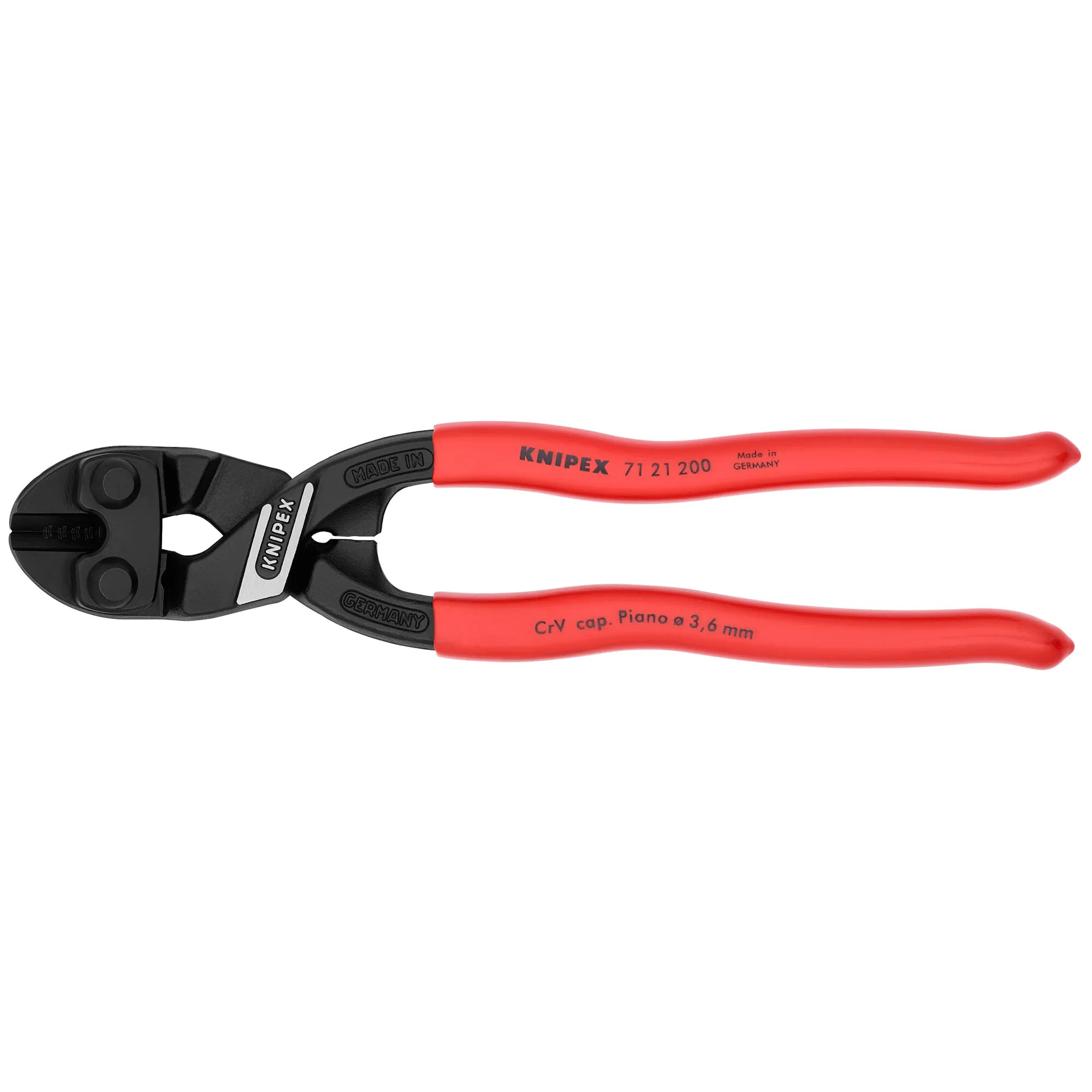 Knipex 71 21 200 SBA 8" CoBolt High Leverage 20 Angled Compact Bolt Cutters