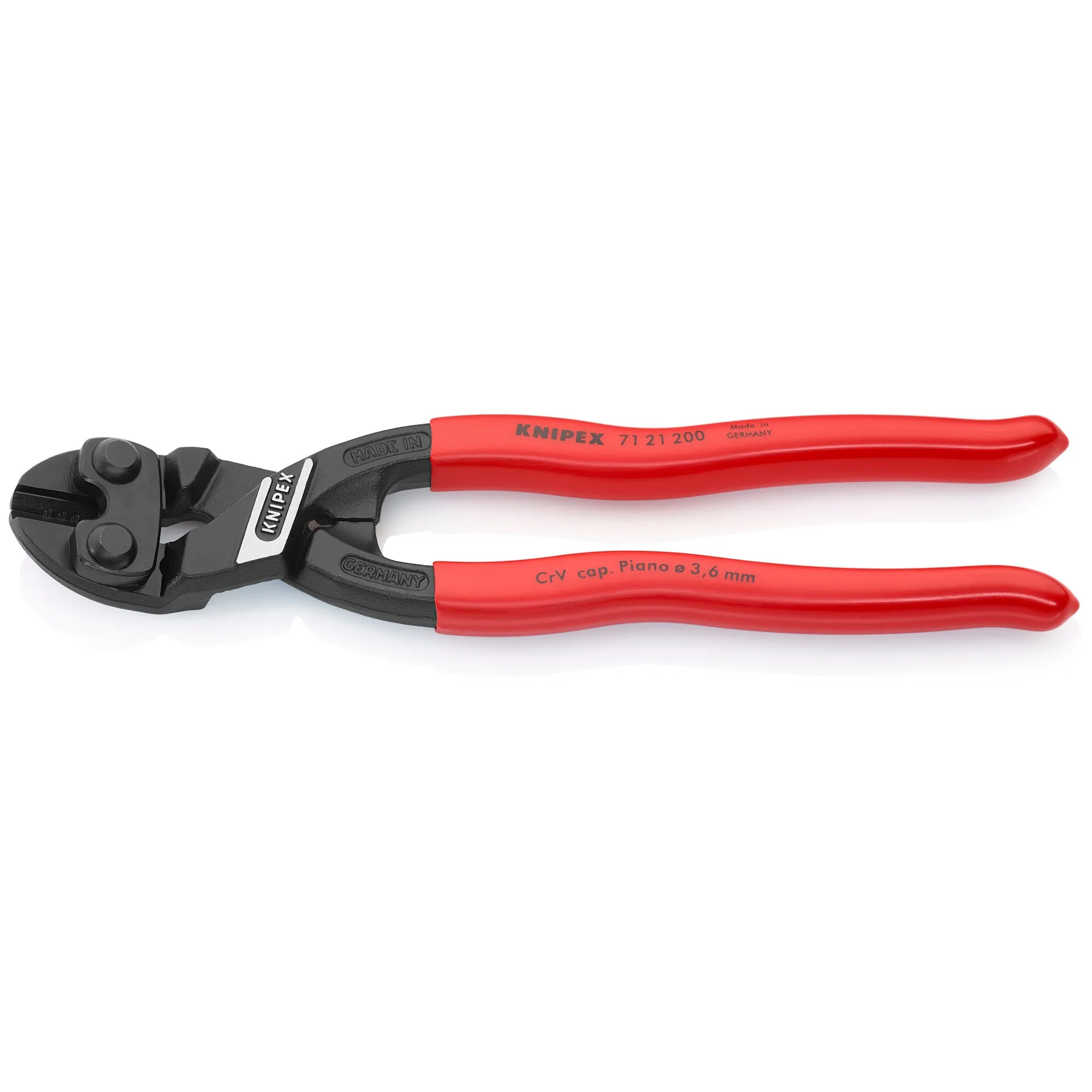 Knipex 71 21 200 SBA 8" CoBolt High Leverage 20 Angled Compact Bolt Cutters