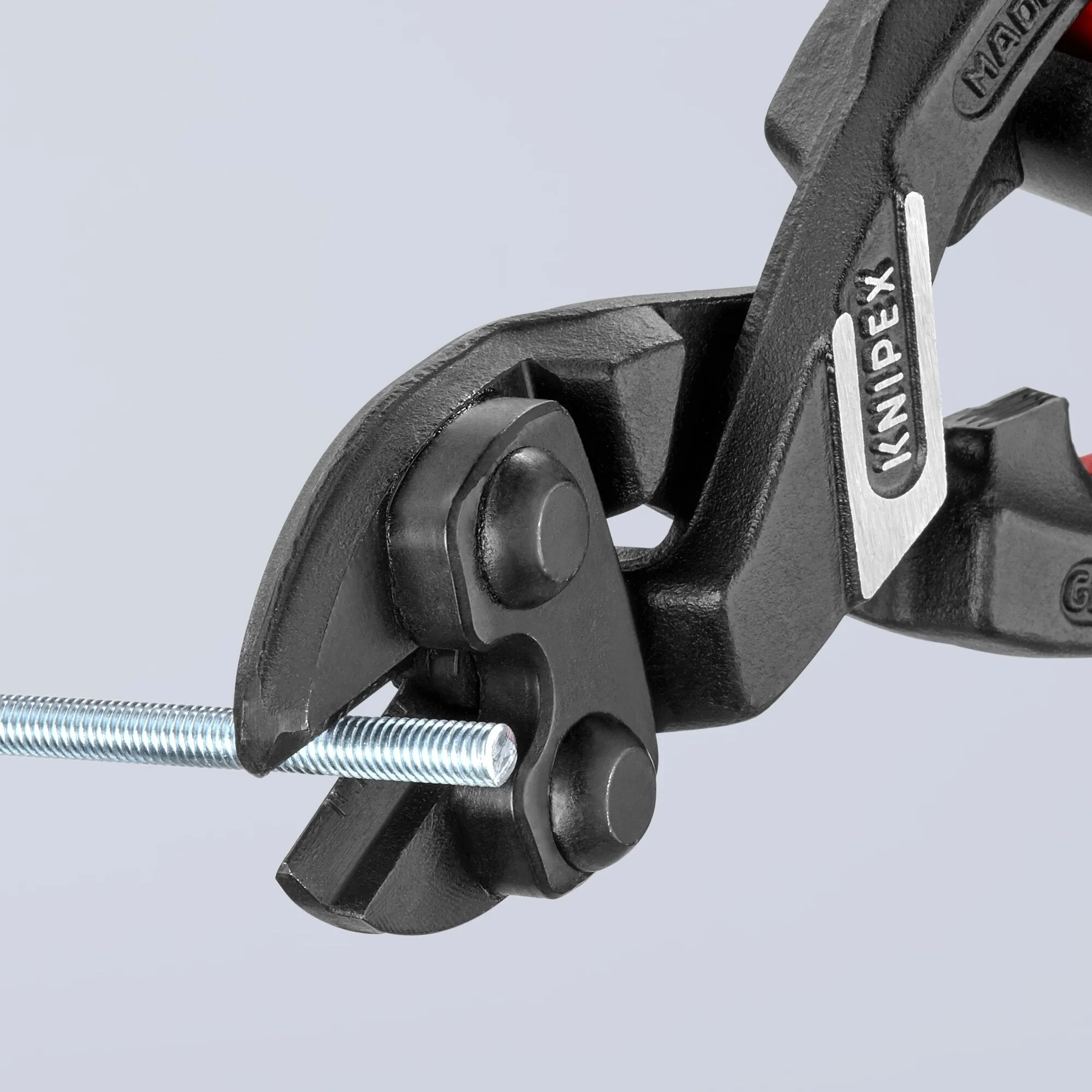 Knipex 71 22 200 T BKA 8" CoBolt High Leverage 20 Angled Compact Bolt Cutters-Tethered Attachment