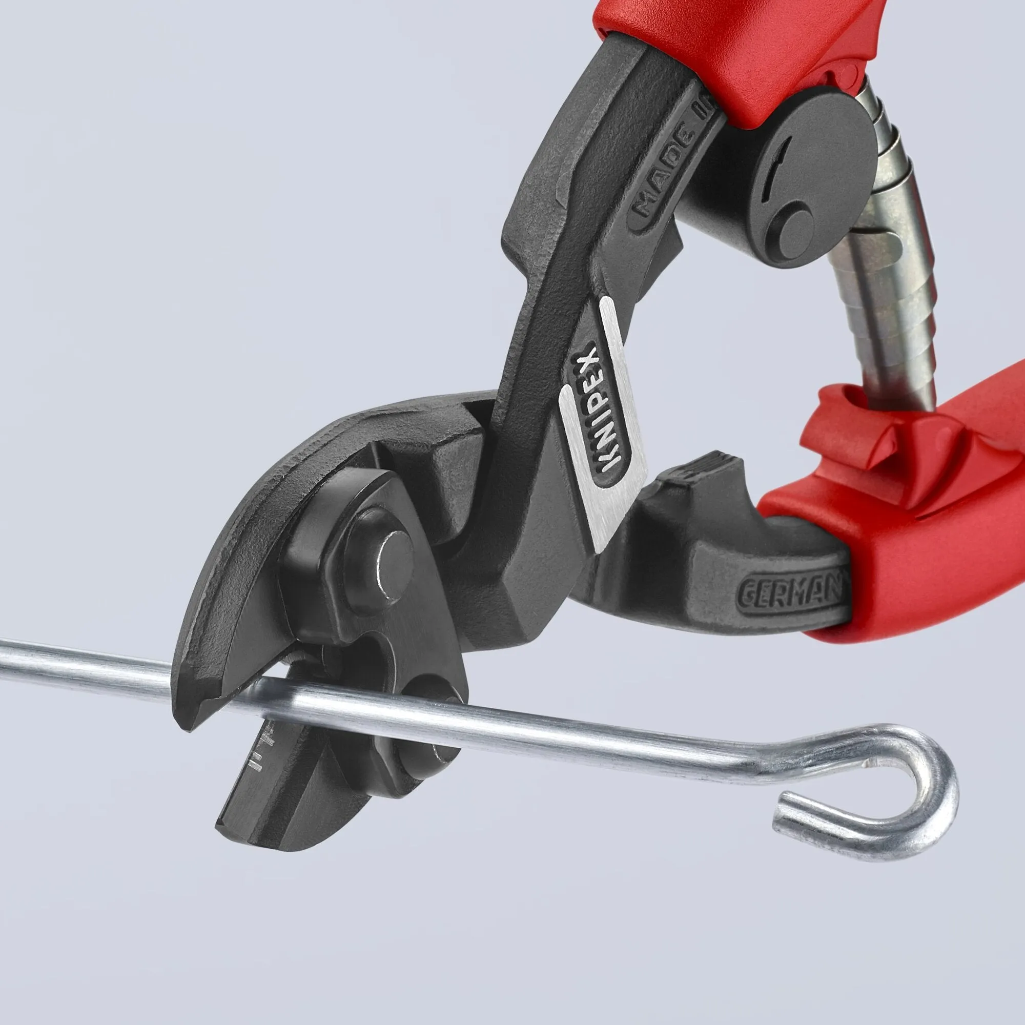 Knipex 71 22 200 T BKA 8" CoBolt High Leverage 20 Angled Compact Bolt Cutters-Tethered Attachment