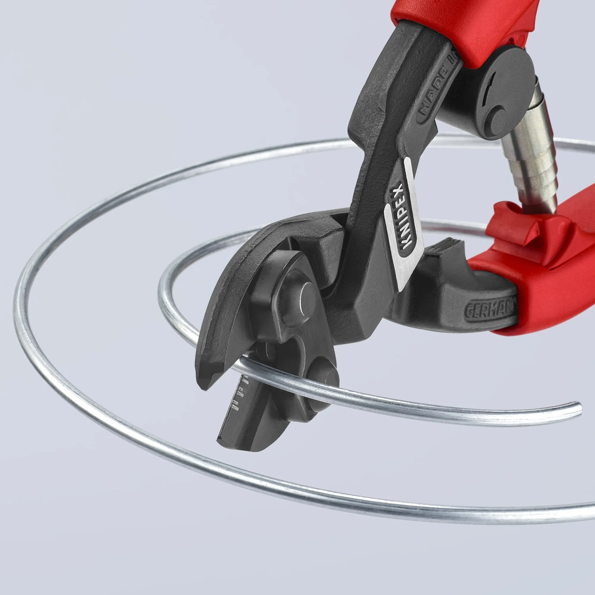 Knipex 71 22 200 T BKA 8" CoBolt High Leverage 20 Angled Compact Bolt Cutters-Tethered Attachment