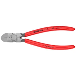 Knipex 72 11 160 6 1/4" Diagonal Pliers for Flush Cutting Plastics 45 Angled