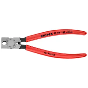 Knipex 72 21 160 6 1/4" Diagonal Pliers for Flush Cutting Plastics 85 Angled