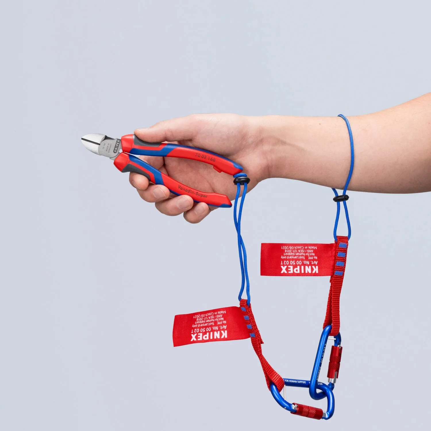 Knipex 74 22 200 SBA KnipeXtend 8" High Leverage 12 Angled Diagonal Cutters