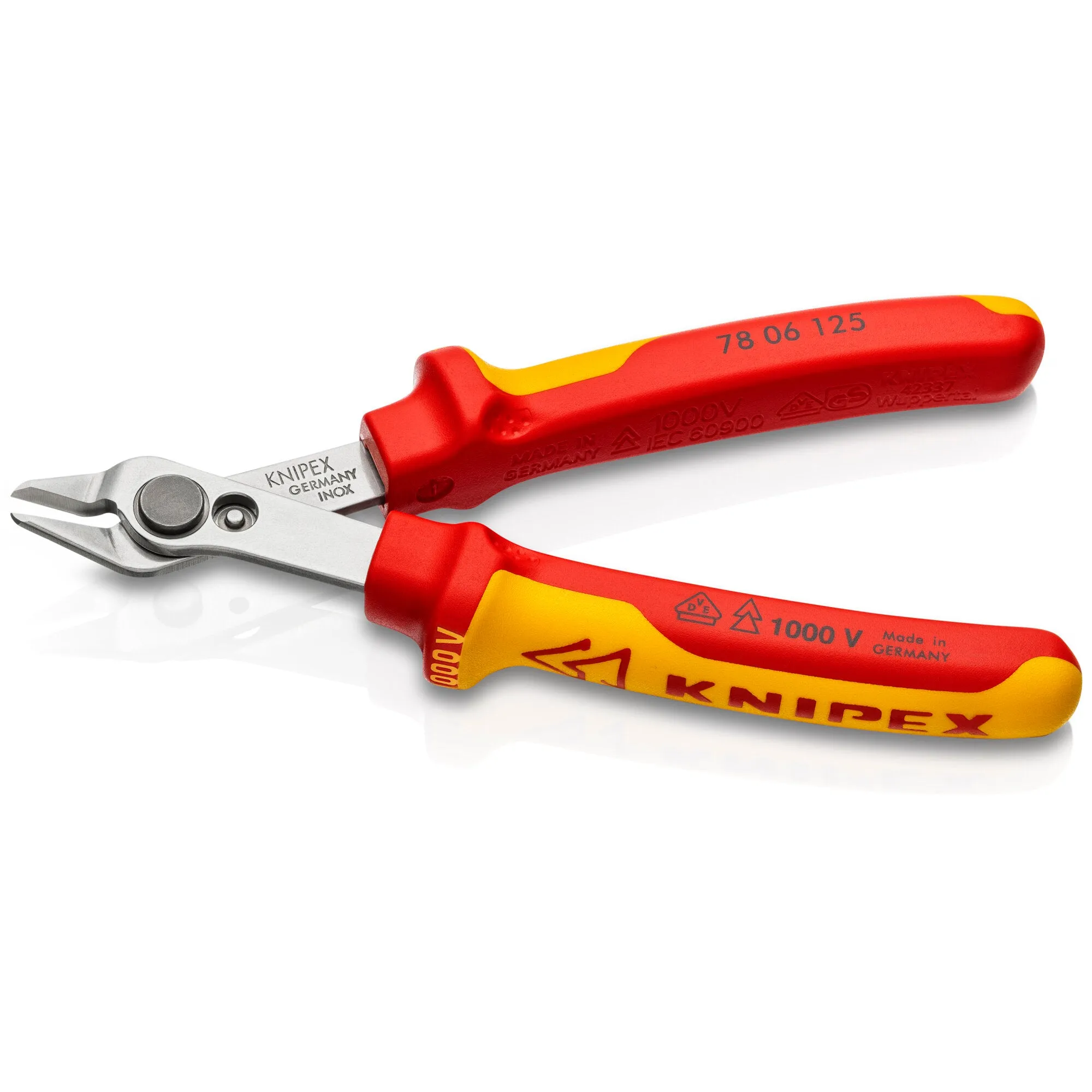 Knipex 78 06 125 5" Electronics Super Knips- 1000V Insulated