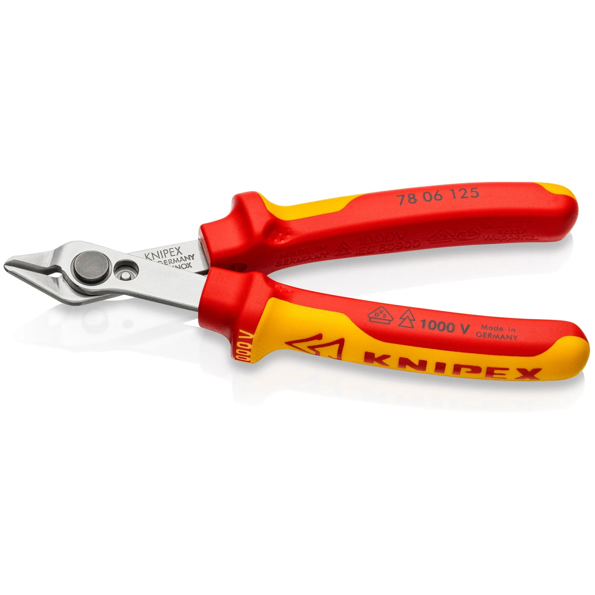 Knipex 78 06 125 5" Electronics Super Knips- 1000V Insulated