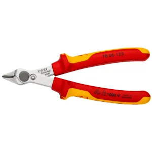 Knipex 78 06 125 5" Electronics Super Knips- 1000V Insulated