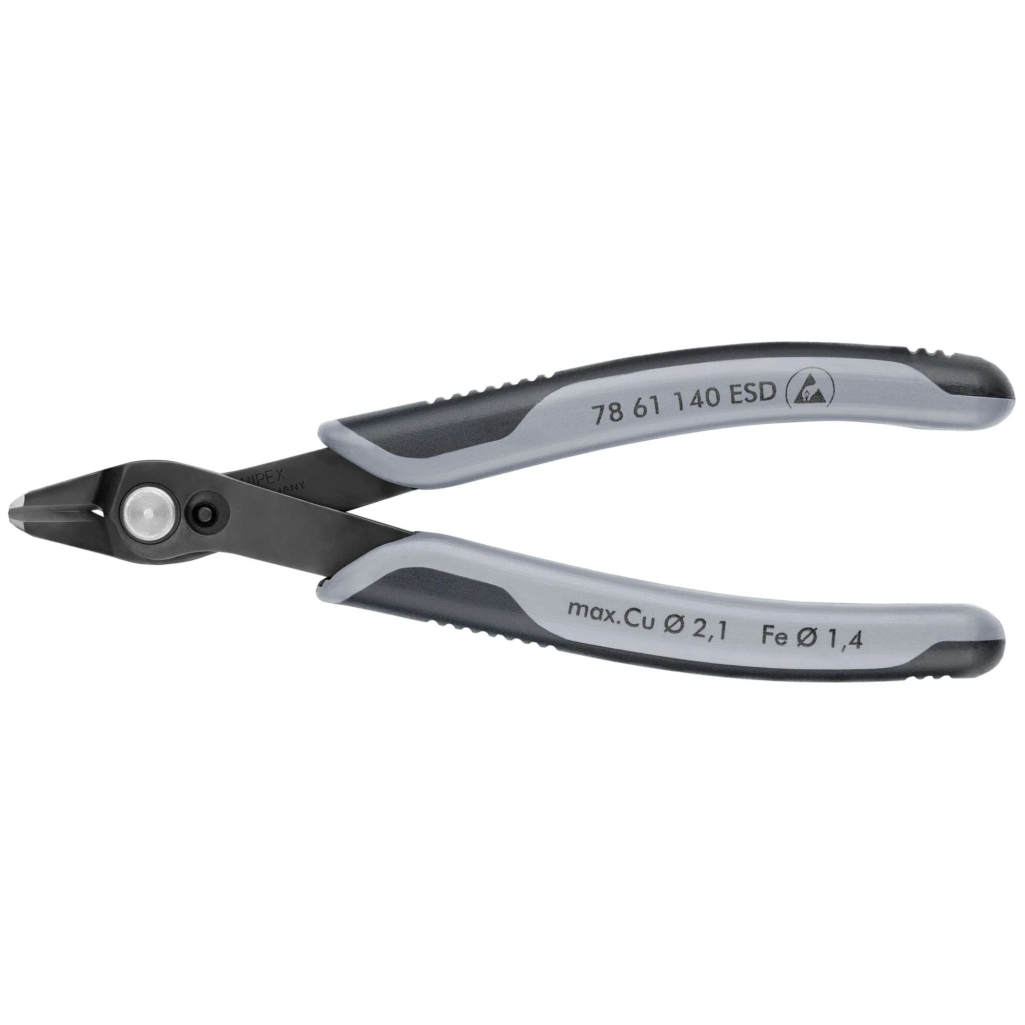 Knipex 78 61 140 ESD 5 1/2" Electronics Super Knips XL-ESD Handles