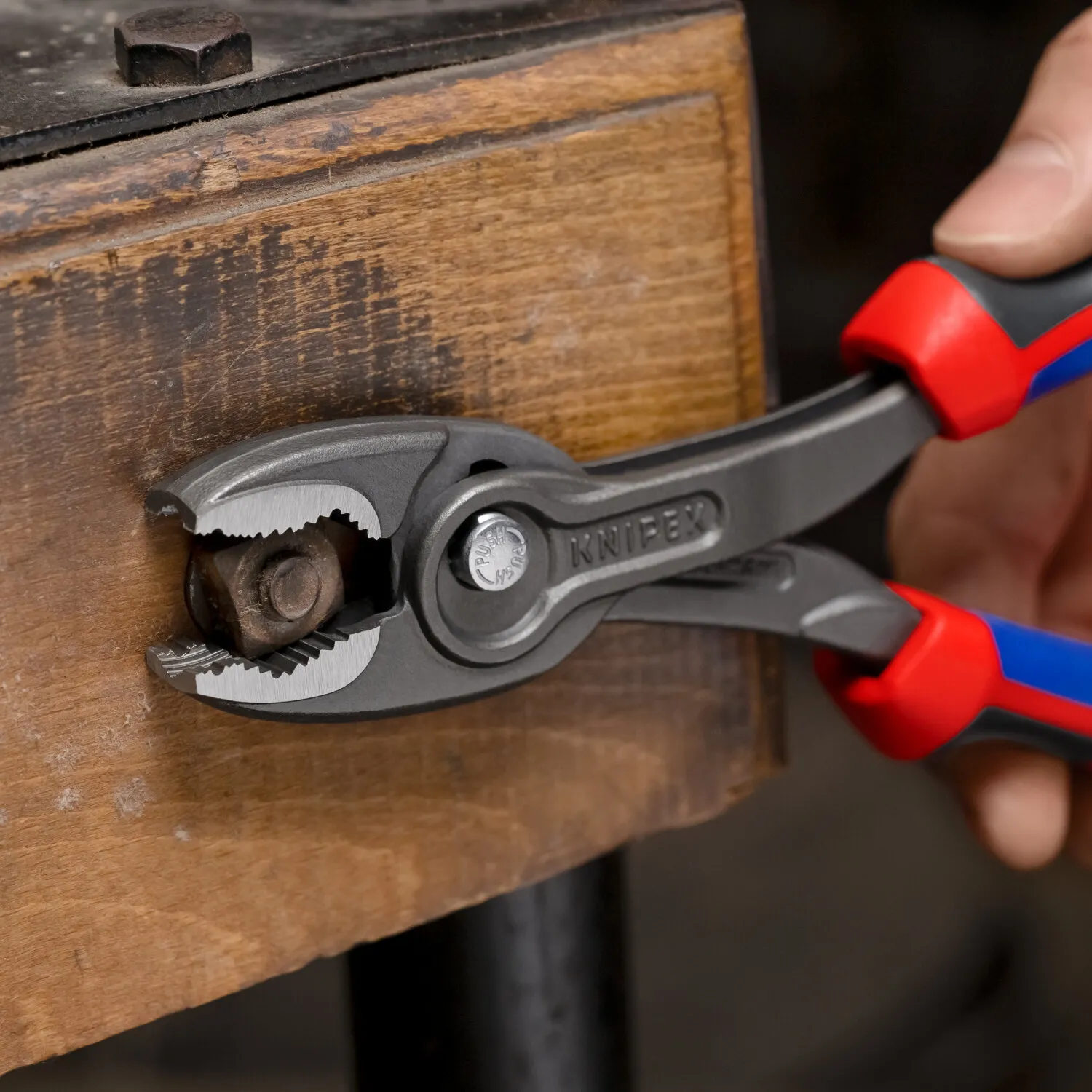 Knipex 82 02 200 KnipeXtend Twin Grip Pliers, 8"