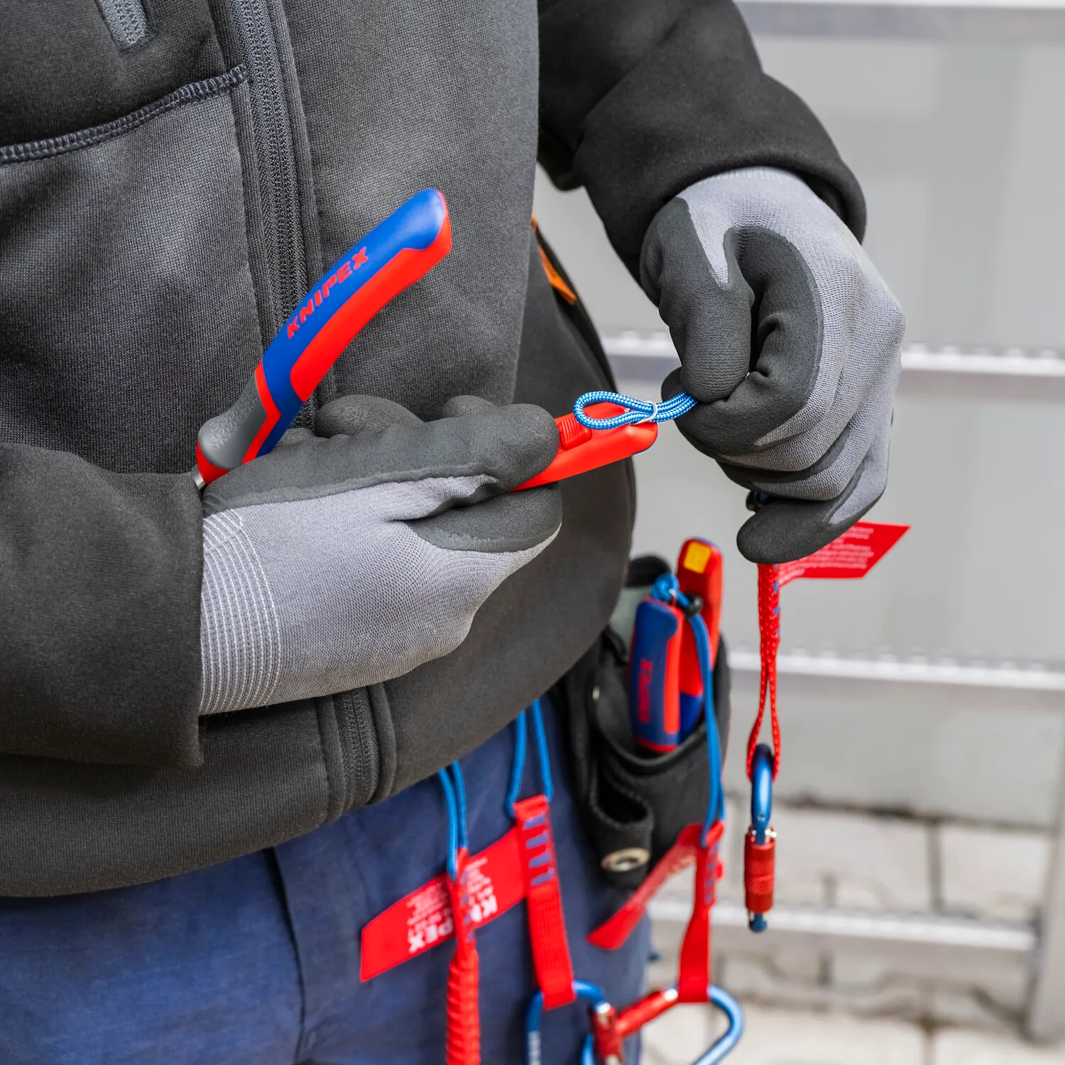 Knipex 82 02 200 KnipeXtend Twin Grip Pliers, 8"