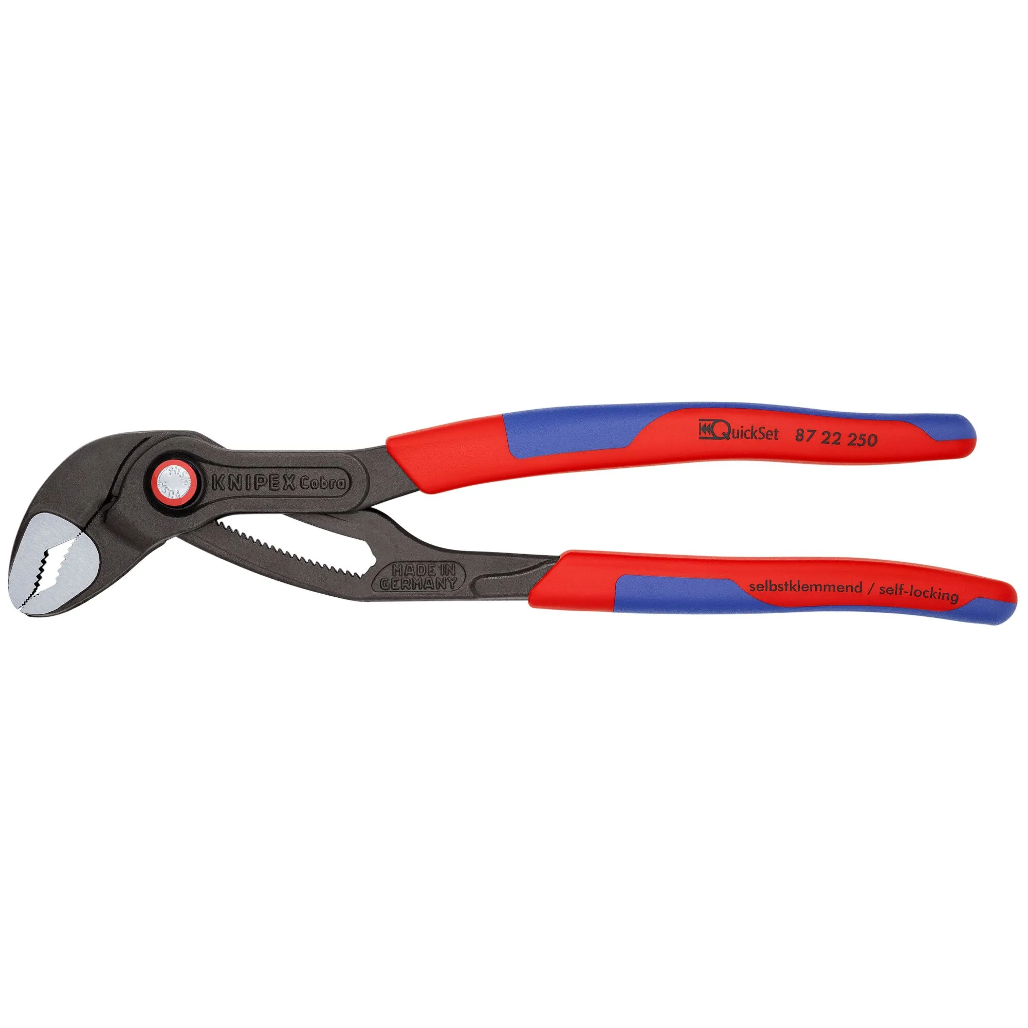 Knipex 87 22 250 10" Cobra QuickSet Water Pump Pliers