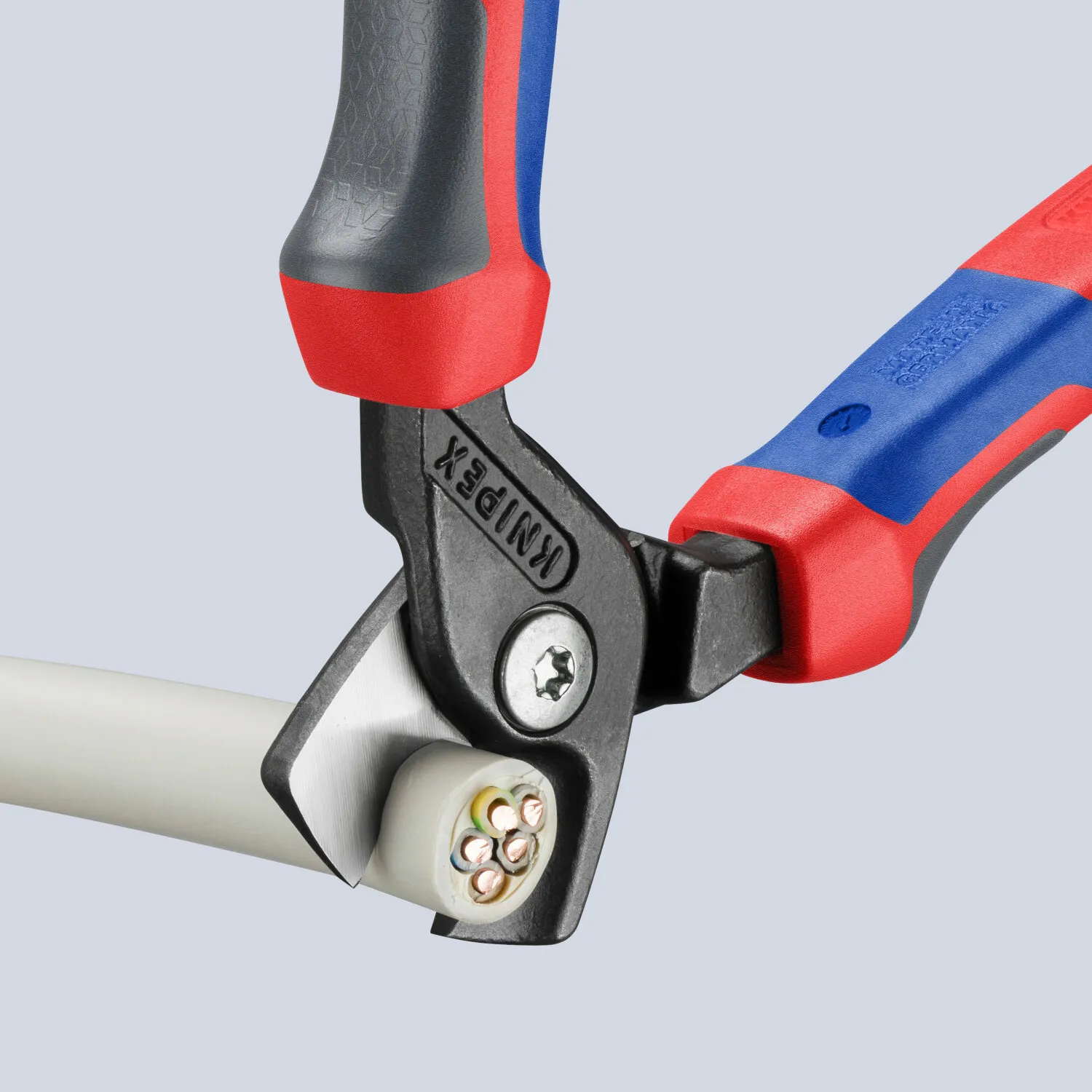 Knipex 95 12 160 KnipeXtend StepCut Cable Shears, 6 1/4"