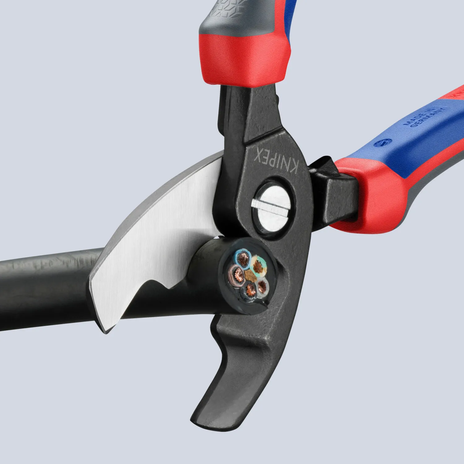 Knipex 95 12 200 SBA KnipeXtend Cable Shears - Twin Cutting Edges, 8"