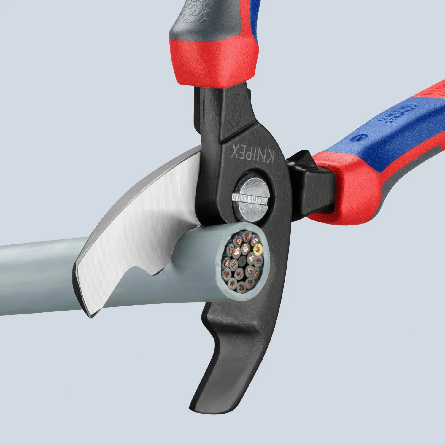 Knipex 95 12 200 SBA KnipeXtend Cable Shears - Twin Cutting Edges, 8"