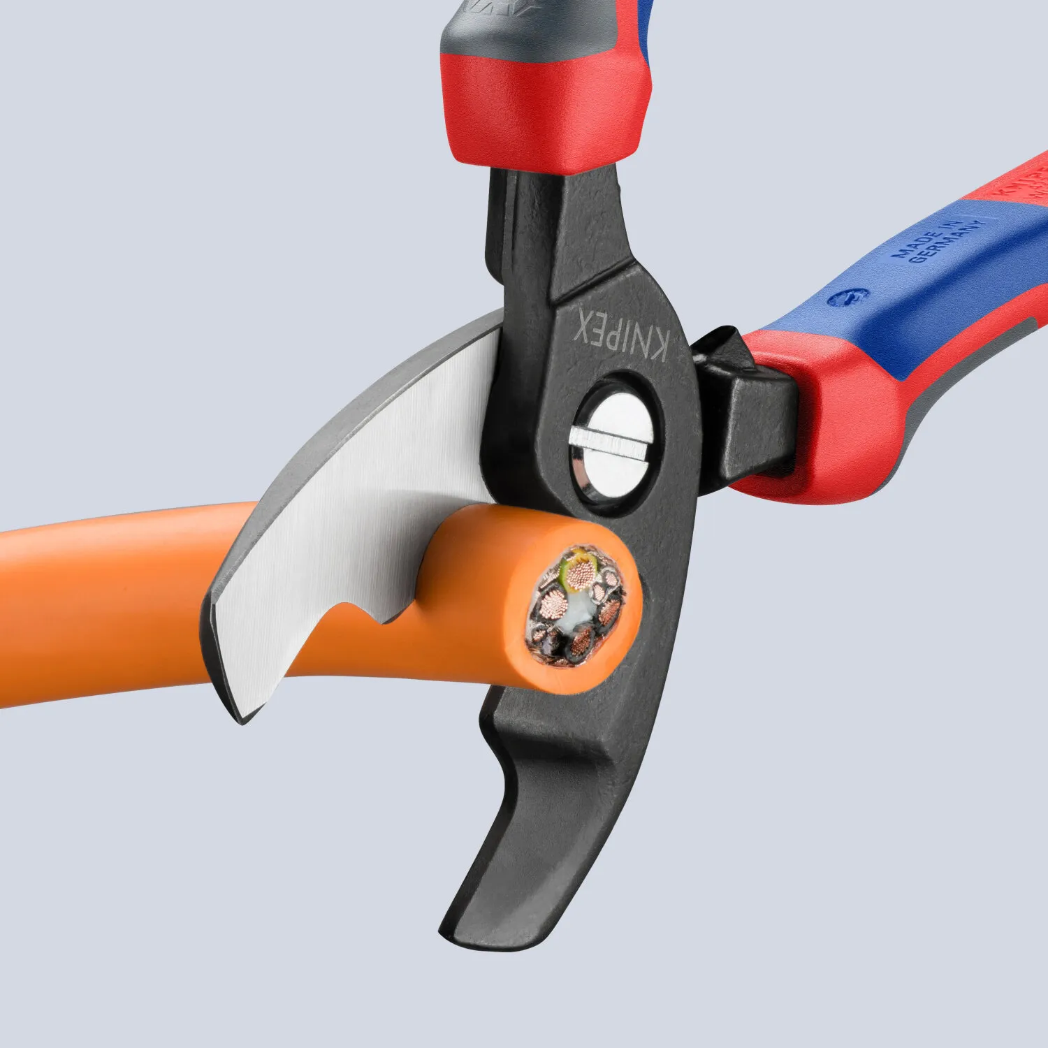 Knipex 95 12 200 SBA KnipeXtend Cable Shears - Twin Cutting Edges, 8"