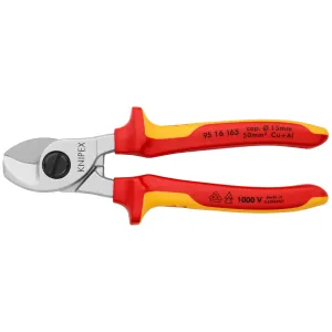 Knipex 95 16 165 6 1/2" Cable Shears-1000V Insulated