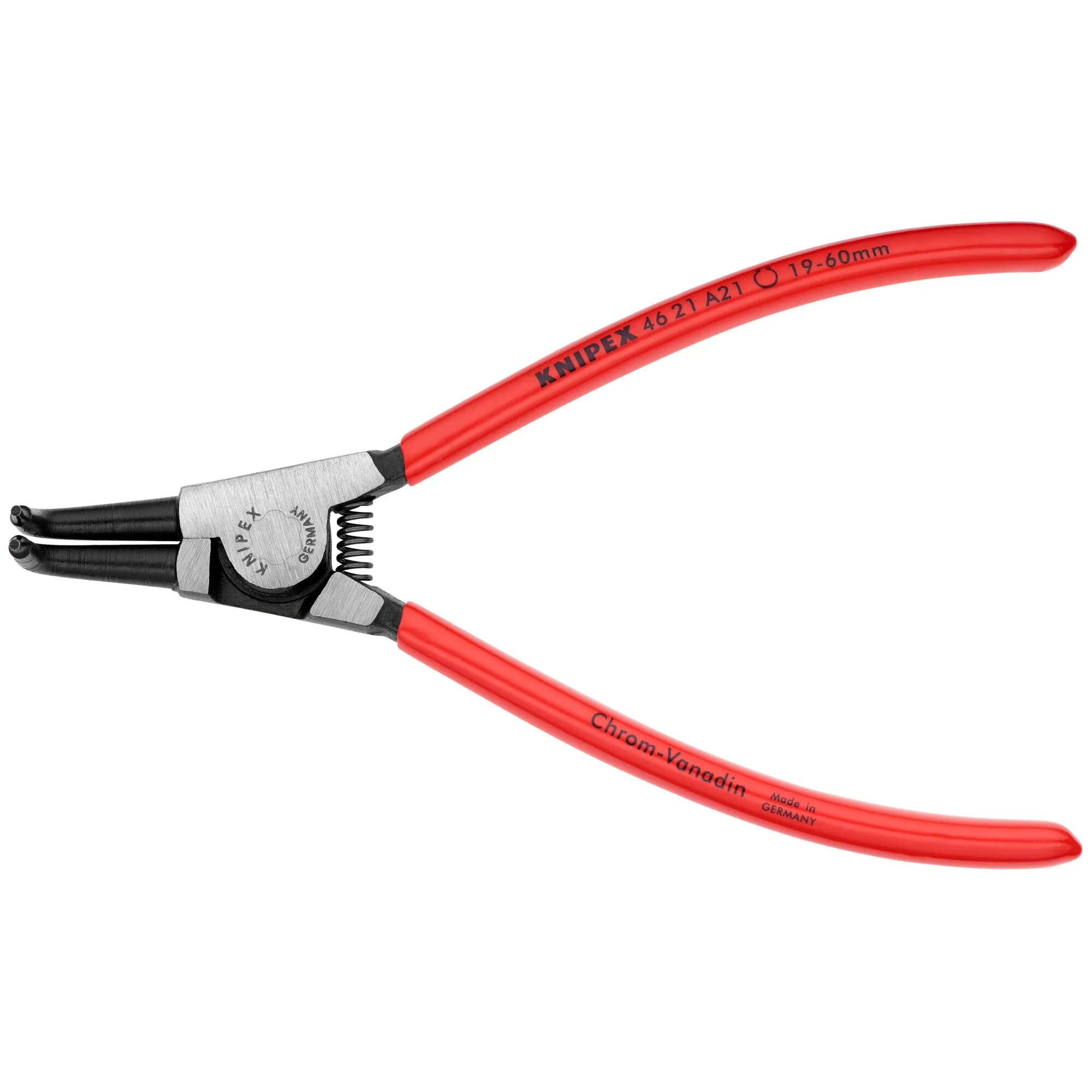 Knipex 9K 00 19 54 US 4 Pc Snap Ring Set In Tool Roll-90 Degree